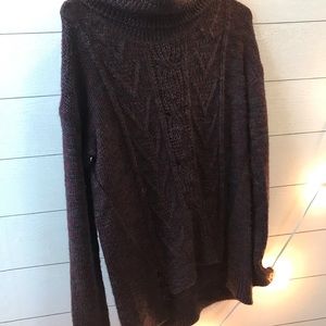 Nordstrom Plum turtleneck sweater